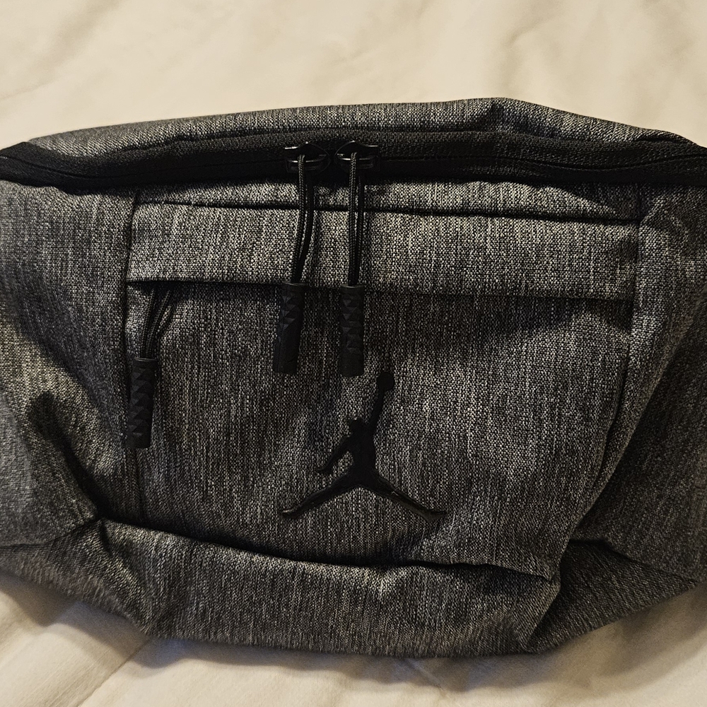 Jordan Gray Belt Bag with Jumpman Logo
